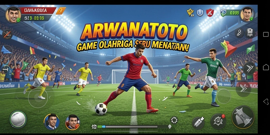 Tampilan gameplay seru dan menantang di ARWANATOTO.