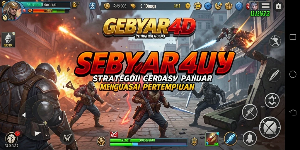 Tampilan gameplay intens dan mendebarkan di GEBYAR4D.