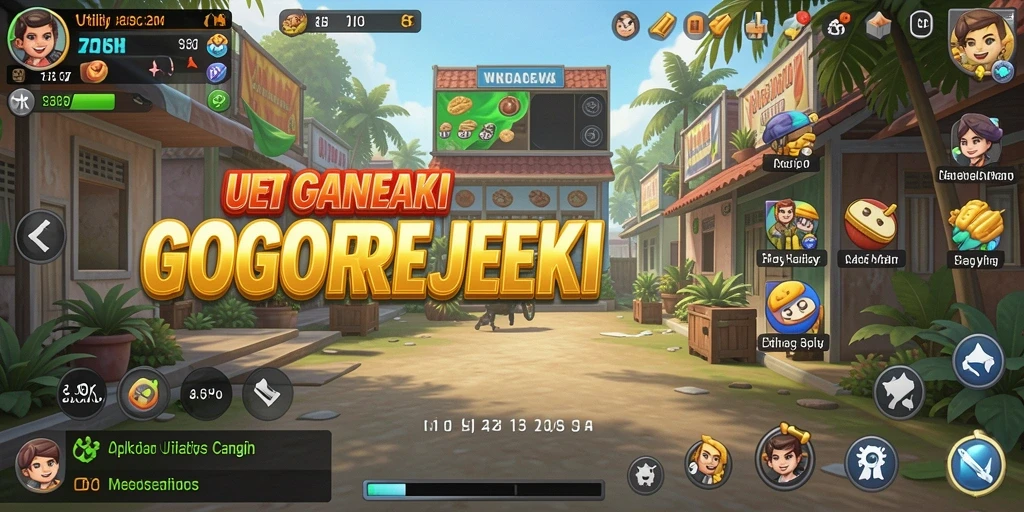 Tampilan antarmuka aplikasi GOGOREJEKI yang user-friendly dan efektif.