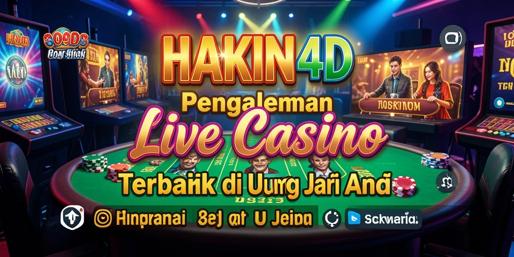 Tampilan menarik dari permainan Live Casino di HAKIN4D.