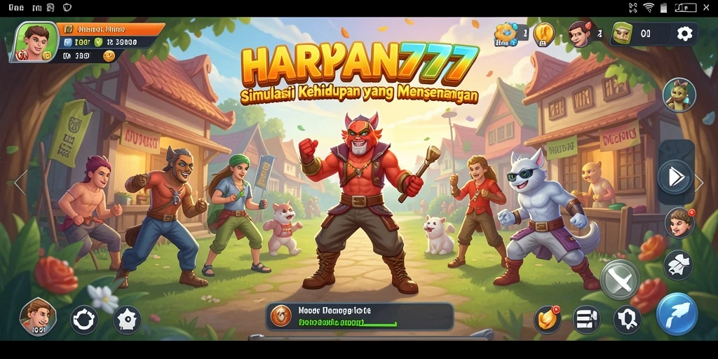 Tampilan gameplay menarik dari HARAPAN777 yang menunjukkan aktivitas sehari-hari.