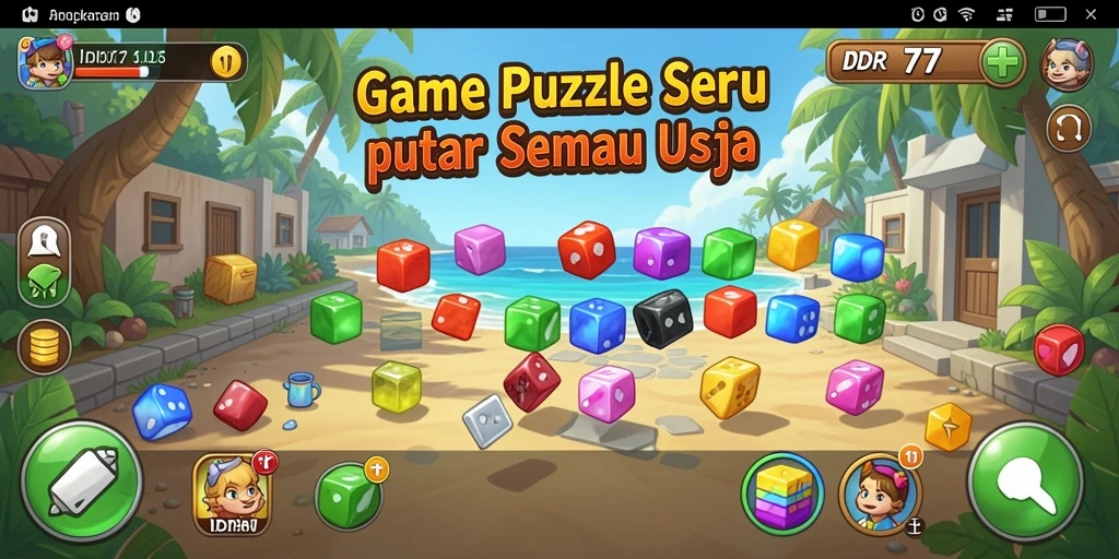 Tampilan gameplay IDR77 yang menampilkan teka-teki menarik.