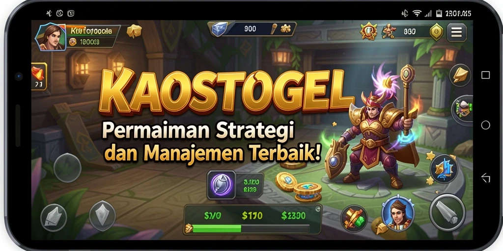 Tampilan gameplay KAOSTOGEL yang mendebarkan dan penuh strategi.