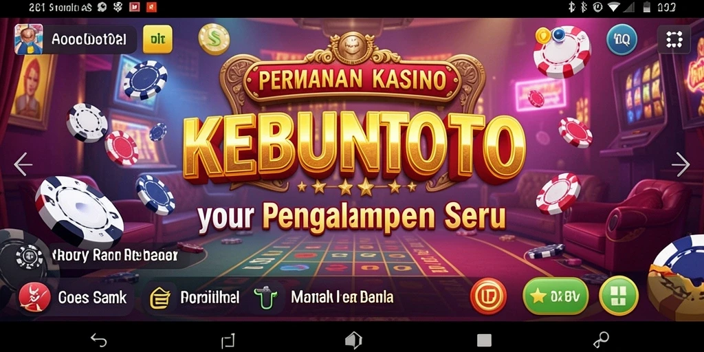 Tampilan gameplay KEBUNTOTO yang menarik dan dinamis.