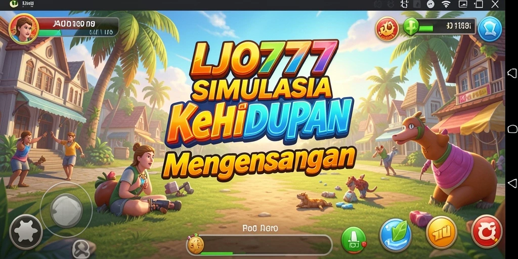 Tampilan gameplay LJO777 yang menarik dan mendetail dalam simulasi kehidupan.