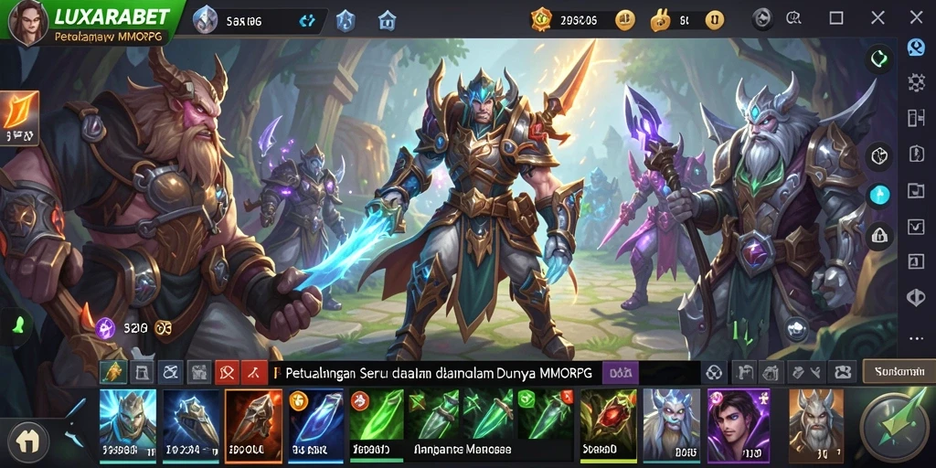 Gameplay LUXARABET yang menarik dan seru di dunia MMORPG.