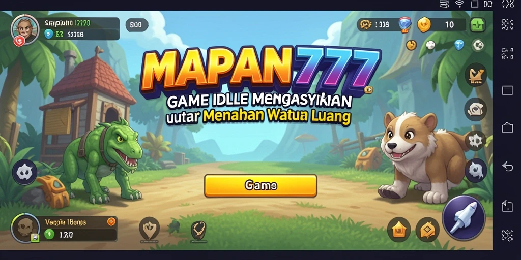 Tangkapan layar gameplay MAPAN777 menampilkan momen strategis dalam game Idle.