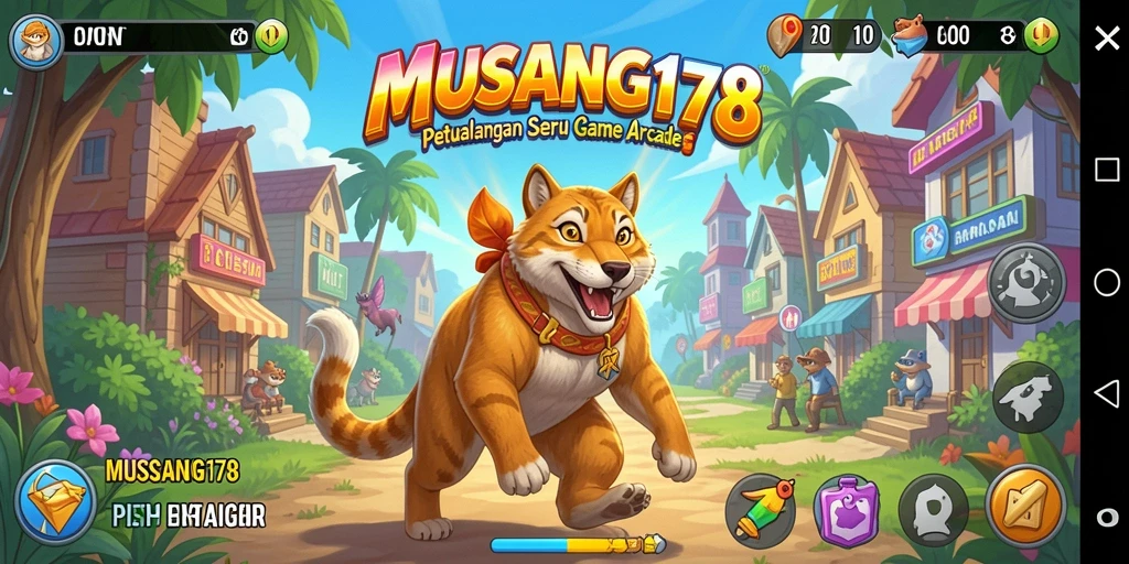 Tampilan menarik dari gameplay seru di MUSANG178.