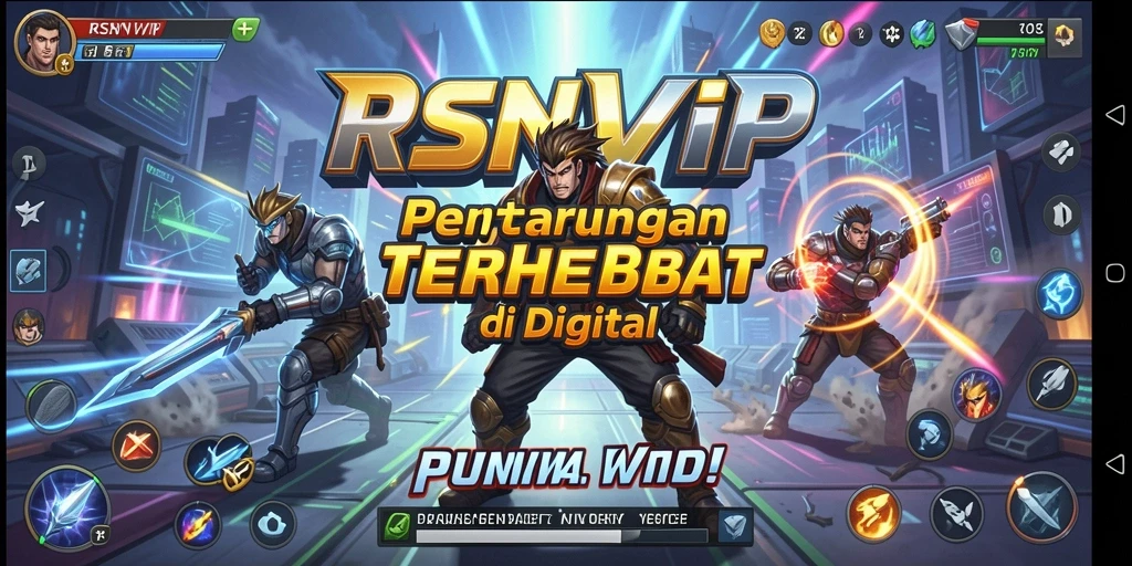 Tampilan gameplay mendebarkan di RSNVIP dengan aksi pertarungan yang intens.