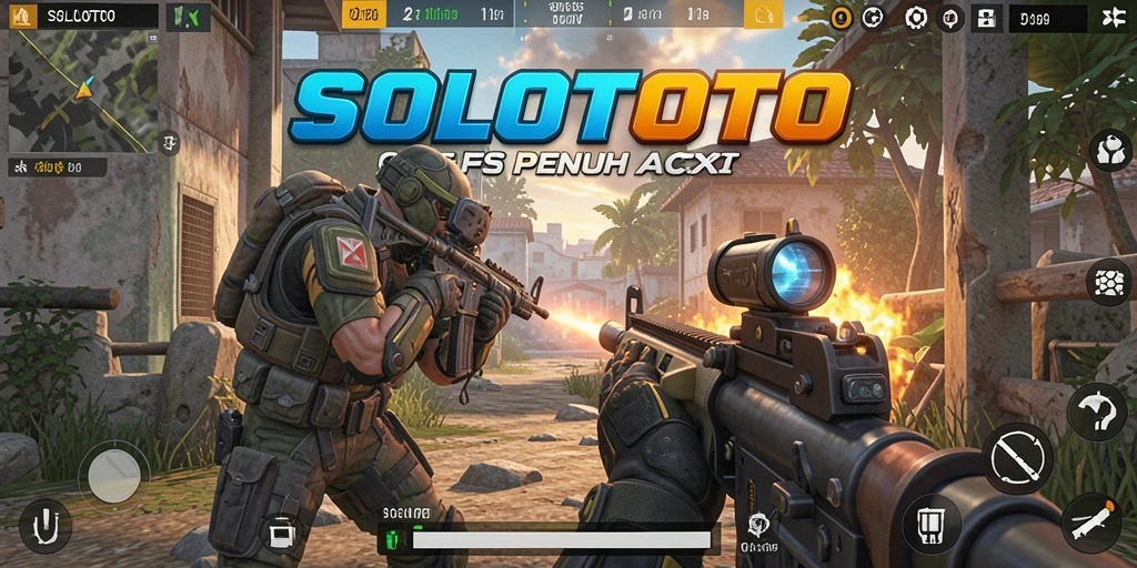 Tampilan gameplay SOLOTOTO yang seru dan mendebarkan.