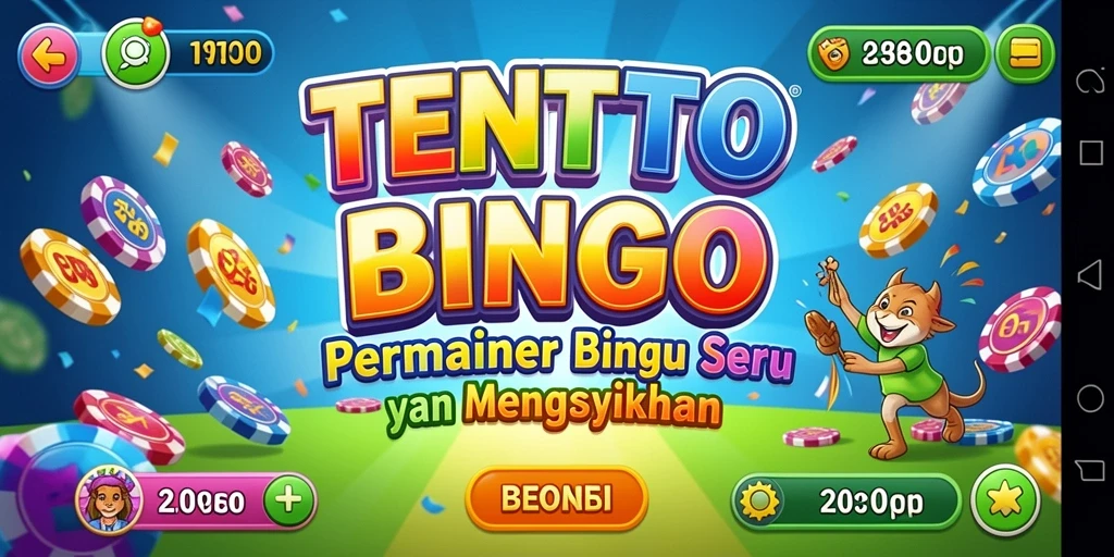 Tampilan gameplay TENTOTO yang penuh warna dan menyenangkan.