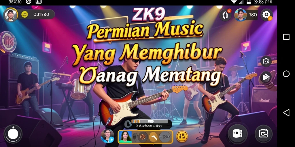 Tampilan gameplay ZK9 yang menyenangkan dan interaktif.